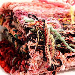 Mixed Florette Scarf with bows