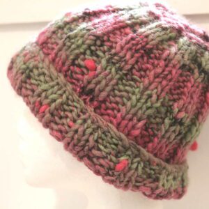 Alpaca Rib Beanie with Brim