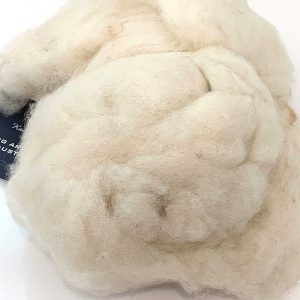 Carded Alpaca Fibre - Medium Fawn